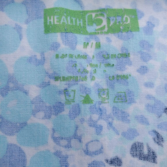 💥3 for $15💥 Healthpro Floral Nursing Scrub Top MED - Picture 6 of 6